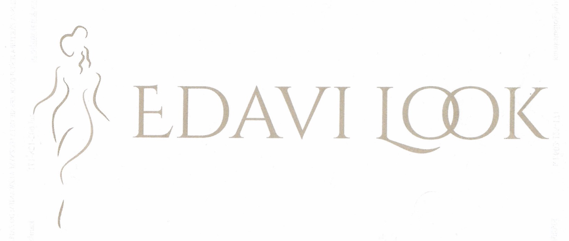 Logo firmy Edavi Look z kobiecą sylwetką.